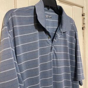 KIRKLAND Men's Striped Polo XXL